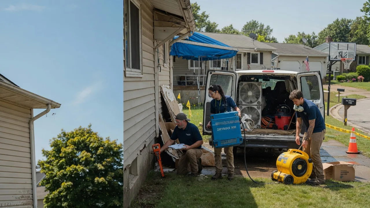 Ceiling Leak Cleanup in Chippewa Lake, MI near me
